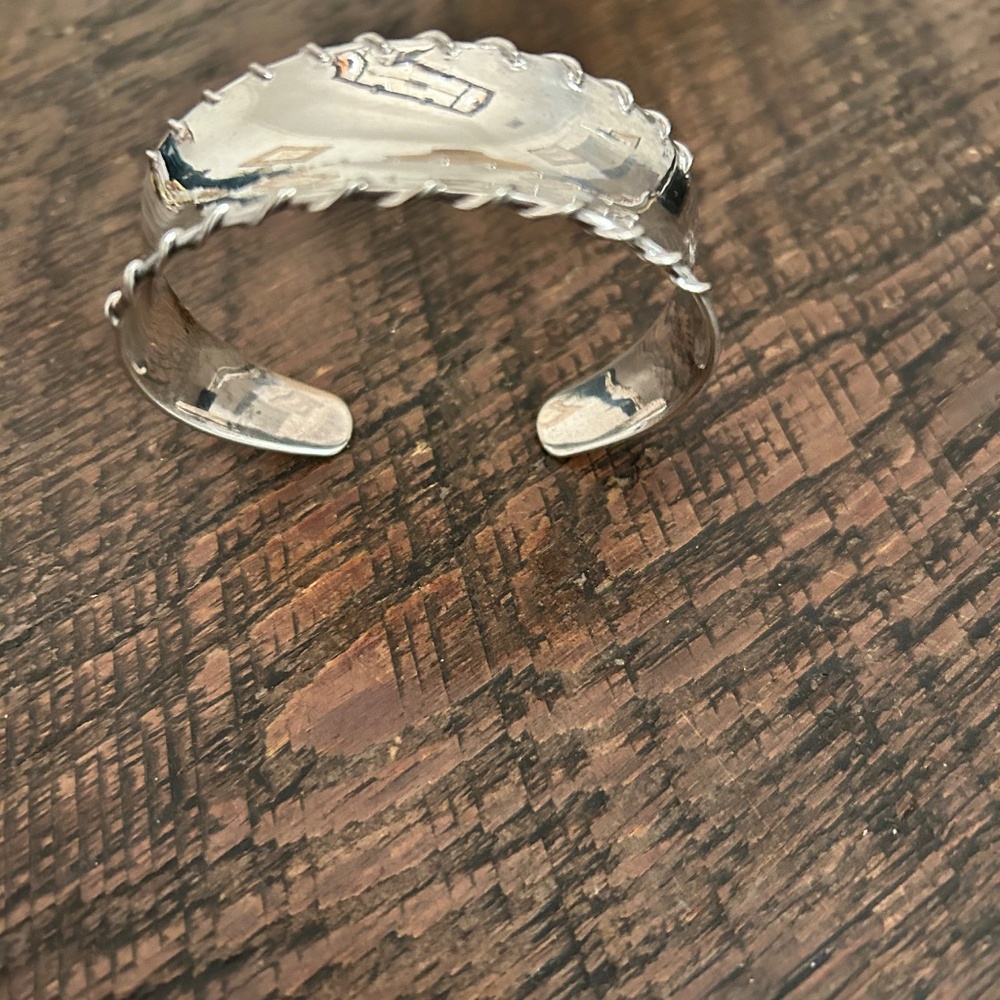 Solid Sterling Cuff Bracelet - image 3